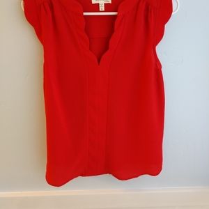 Women's red top